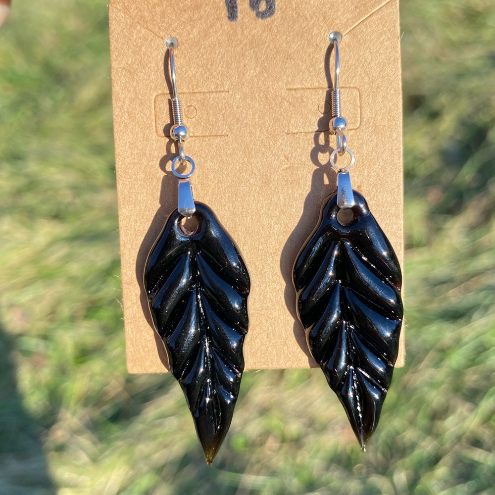 Black earrings